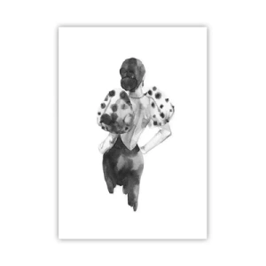 Poster - Sie ging direkt vorbei - 70x100 cm