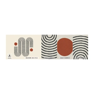 Fototapeten Muster Premium Sand - Vom Anfang bis zum Ende - Abstraktion, Grafik, Minimalismus - 100x30 cm