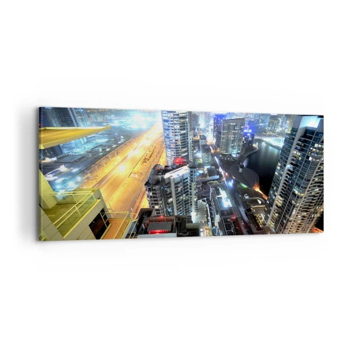 Bild auf Leinwand - Leinwandbild - Ein Wunder in der Wüste - 100x40 cm