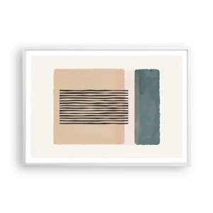 Poster in einem weißen Rahmen - Alles ist in Ordnung - 100x70 cm