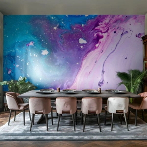 Selbstklebende Fototapete Deluxe Sticker - Yin und Yang - Abstraktion, Stück, Malerei - 500x350 cm