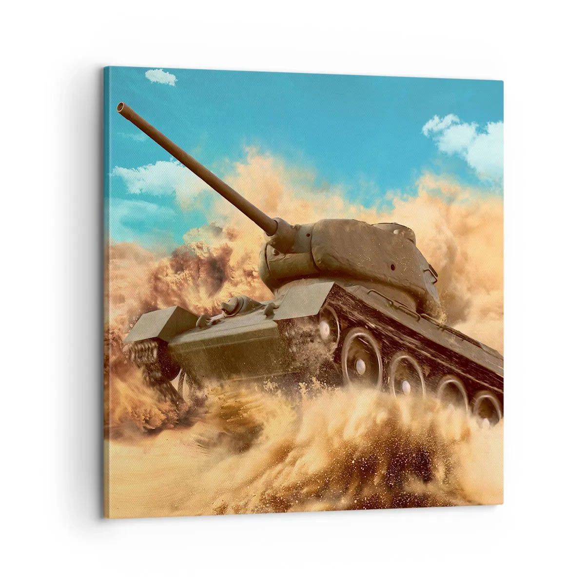 Bild auf Leinwand - Leinwandbild - Nicht zu besiegen - 60x60 cm