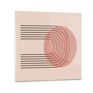 Glasbild - Bild auf glas - Unwiderstehliche Anziehungskraft - 60x60 cm