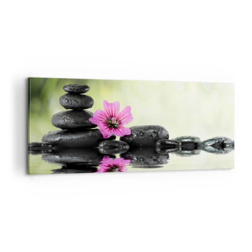 Bild auf Leinwand - Leinwandbild - Zeit für die Seele - 100x40 cm