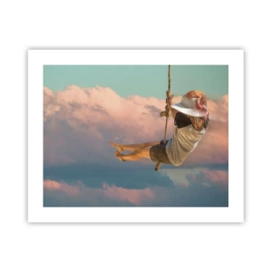 Poster - Spaß in den Wolken - 50x40 cm