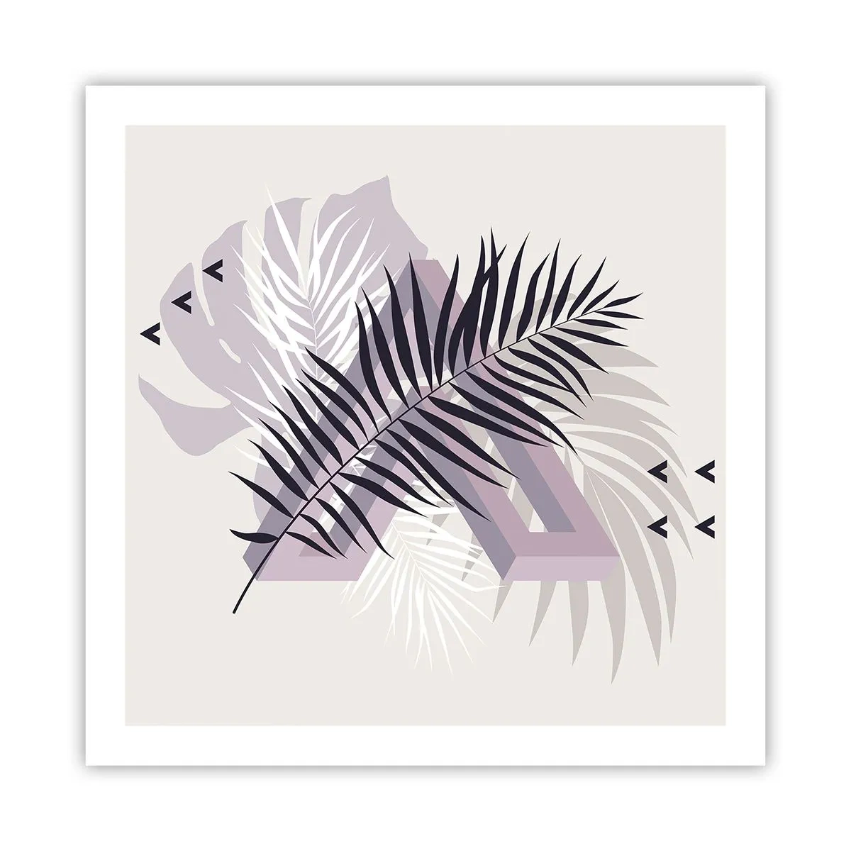 Poster - Der Schatten des Schattens - 60x60 cm