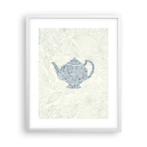 Poster in einem weißen Rahmen - Tee-Charm - 40x50 cm