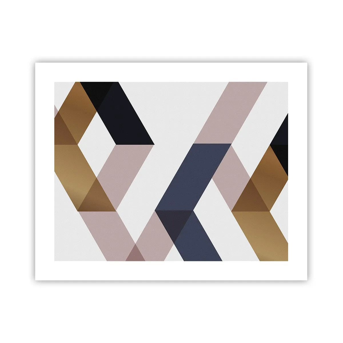 Poster - Ebenen und Winkel - 50x40 cm
