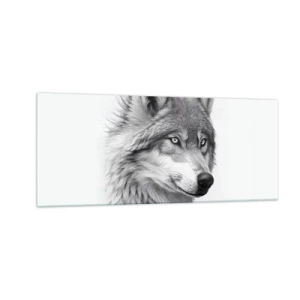 Glasbild - Bild auf glas - Alpha – ohne Zweifel - 100x40 cm