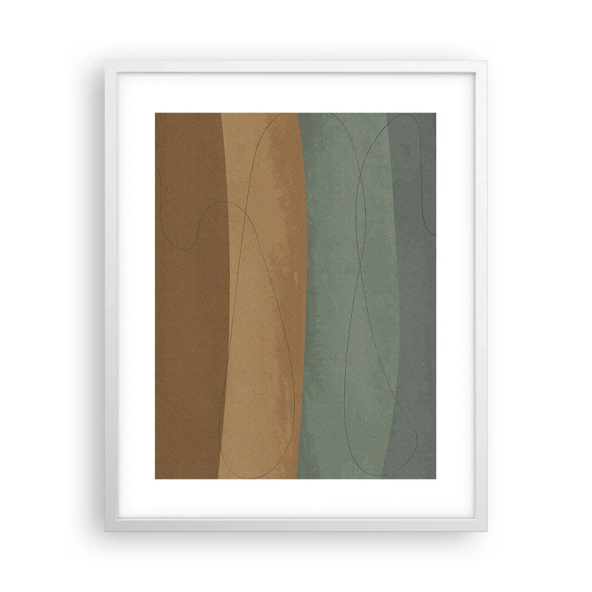 Poster in einem weißen Rahmen - Horizontale Komposition - 40x50 cm