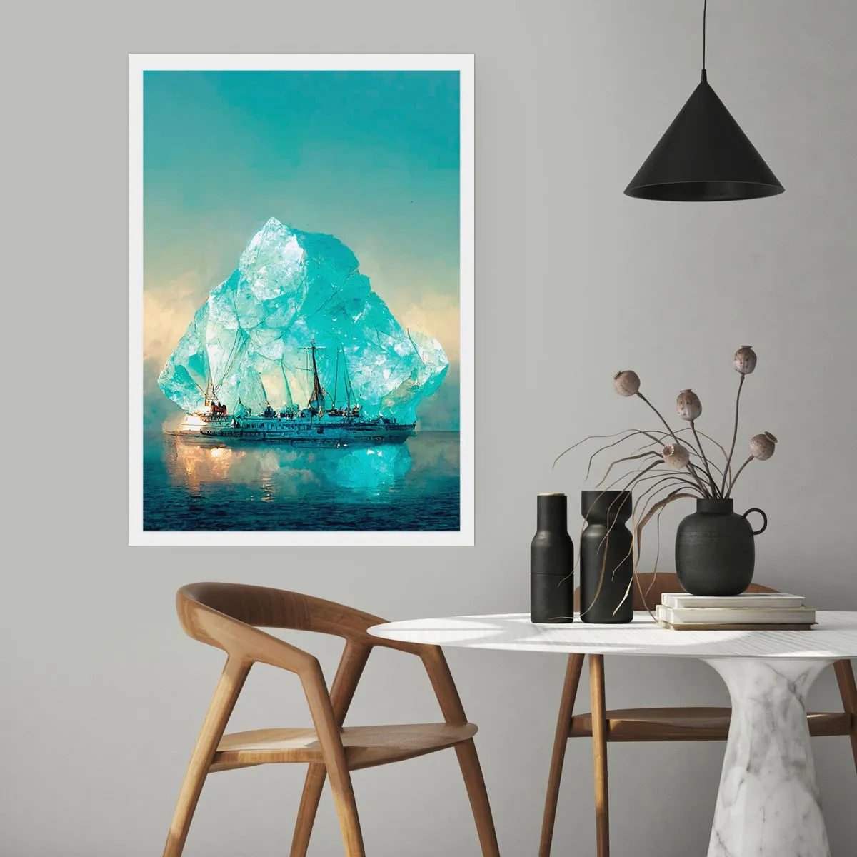 Poster - Arktischer Diamant - 61x91 cm