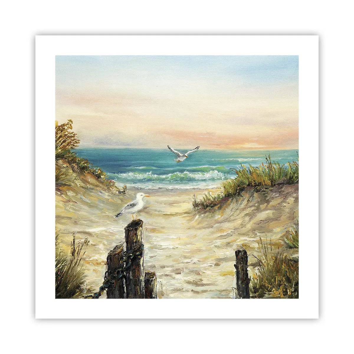 Poster - Windlose Abgeschiedenheit - 50x50 cm