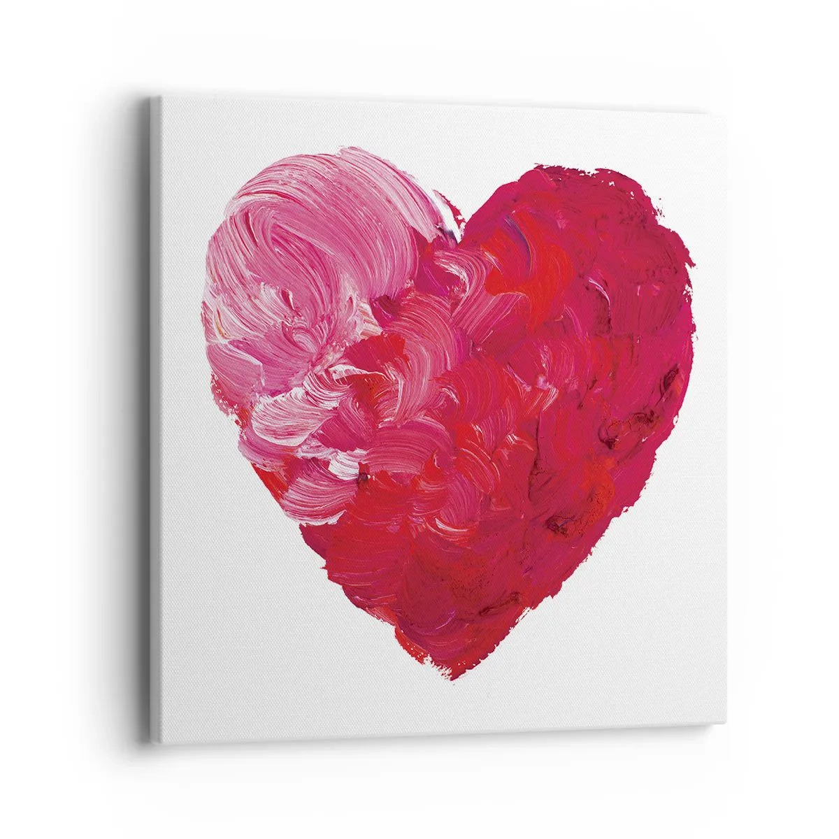 Bild auf Leinwand - Leinwandbild - Alles was du brauchst ist Liebe - 40x40 cm