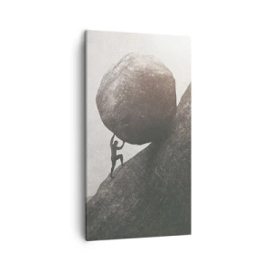 Bild auf Leinwand - Leinwandbild - Ich glaube wider alle Hoffnung - 45x80 cm