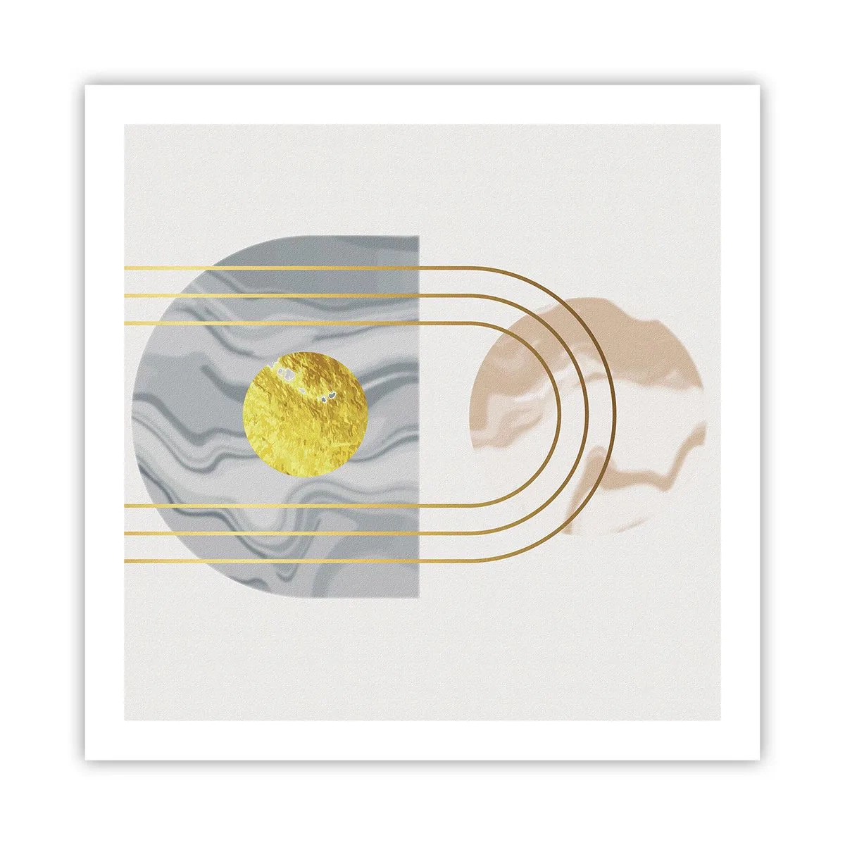 Poster - Helligkeit und Brillanz - 60x60 cm