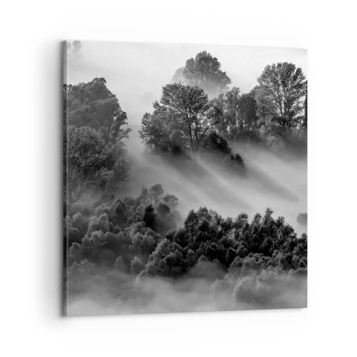 Bild auf Leinwand - Leinwandbild - Aufstehend aus dem Schlaf - 60x60 cm