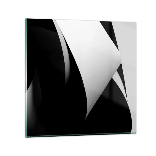 Glasbild - Bild auf glas - Lichtflächen aus der Schattentiefe - 70x70 cm