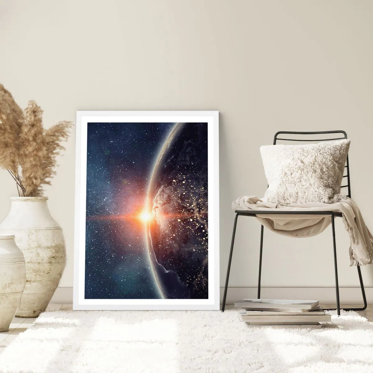 Poster in einem weißen Rahmen - In einer neuen Perspektive - 30x40 cm