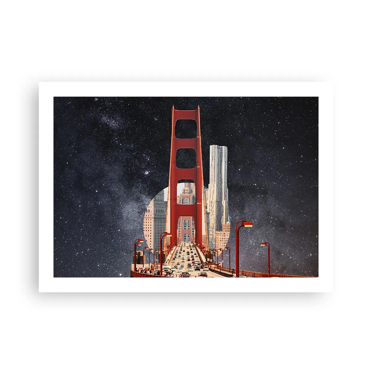 Poster - Immer im Mittelpunkt - 70x50 cm