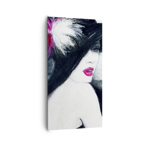 Bild auf Leinwand - Leinwandbild - Immer ein Geheimnis - 65x120 cm