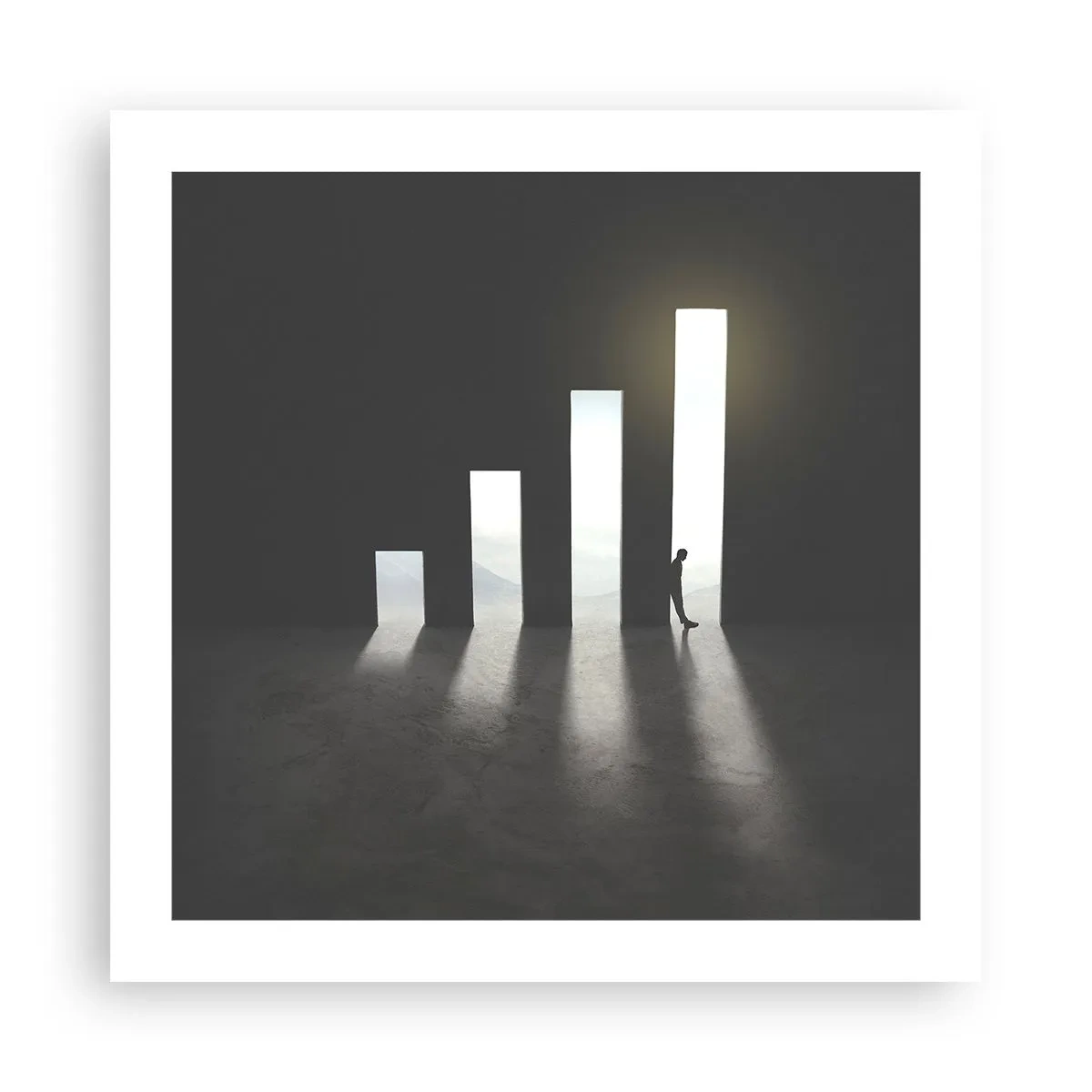 Poster - Erfolg – ​​Impression - 50x50 cm