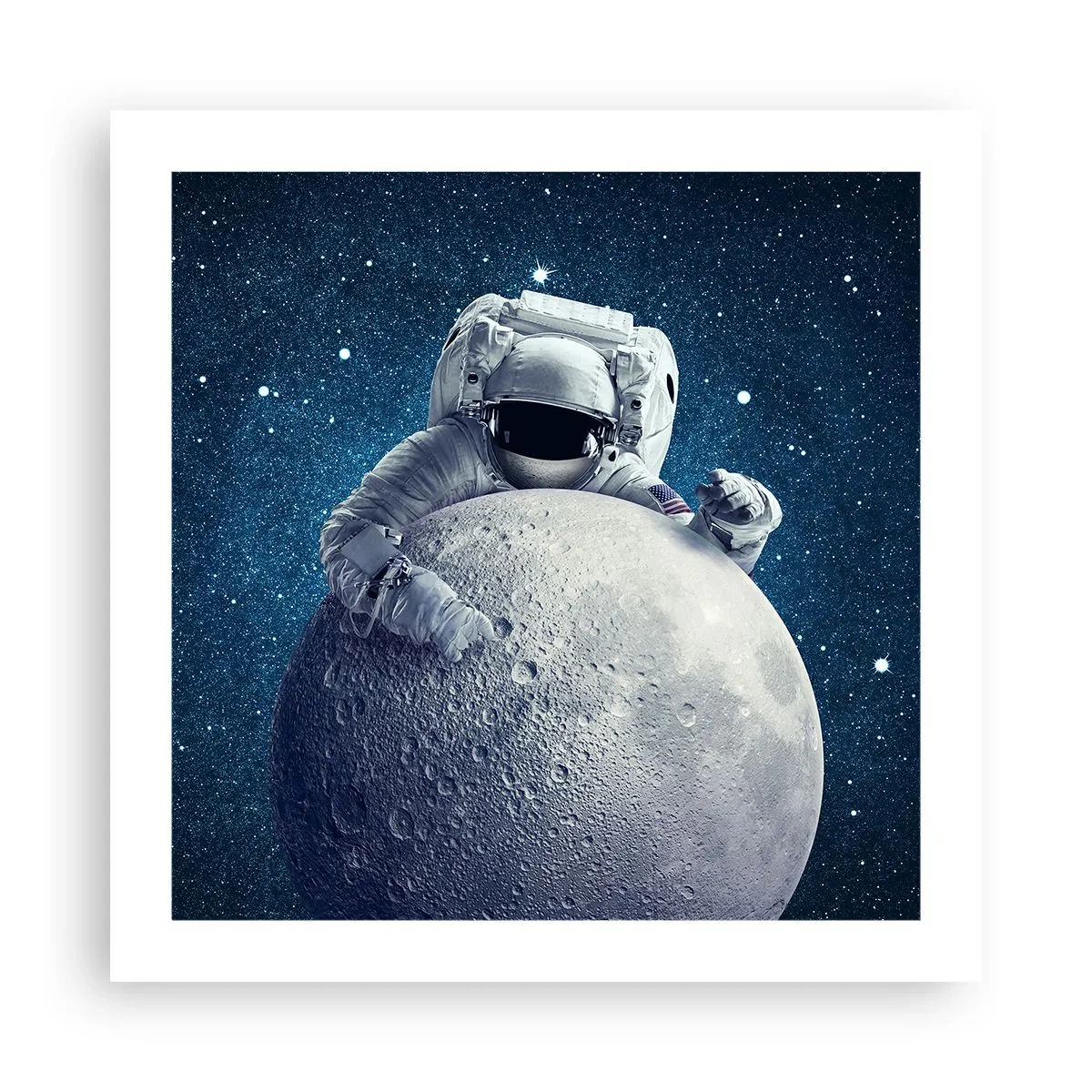 Poster - Weltraumjoker - 50x50 cm