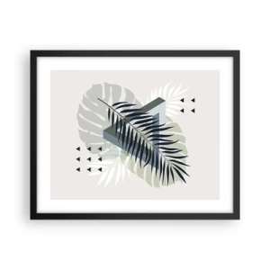 Poster in einem schwarzem Rahmen - Natur und Geometrie – zwei Ordnungen? - 50x40 cm