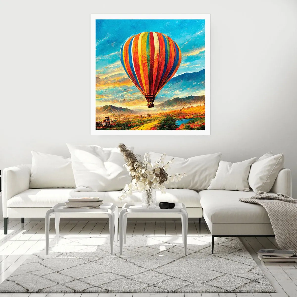 Poster - In der Stille sieht man mehr - 40x40 cm