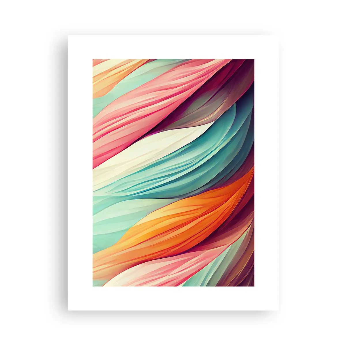 Poster - Regenbogengewebe - 30x40 cm