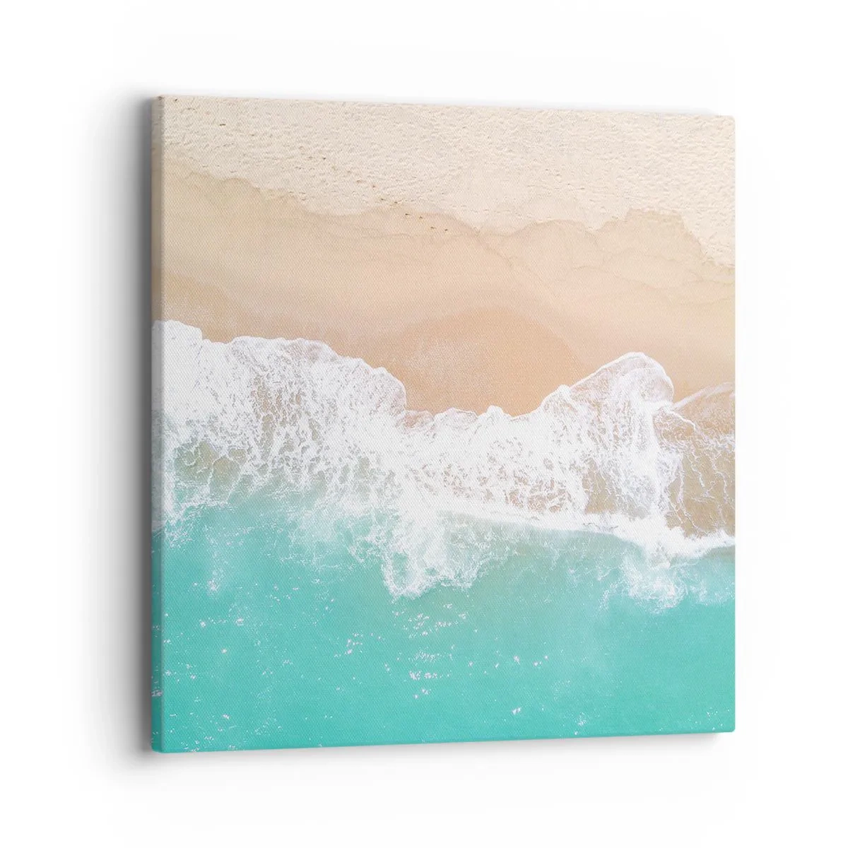 Bild auf Leinwand - Leinwandbild - Eine streichelnde Berührung - 40x40 cm