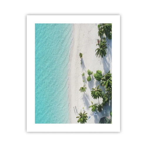 Poster - Urlaub im Paradies - 40x50 cm