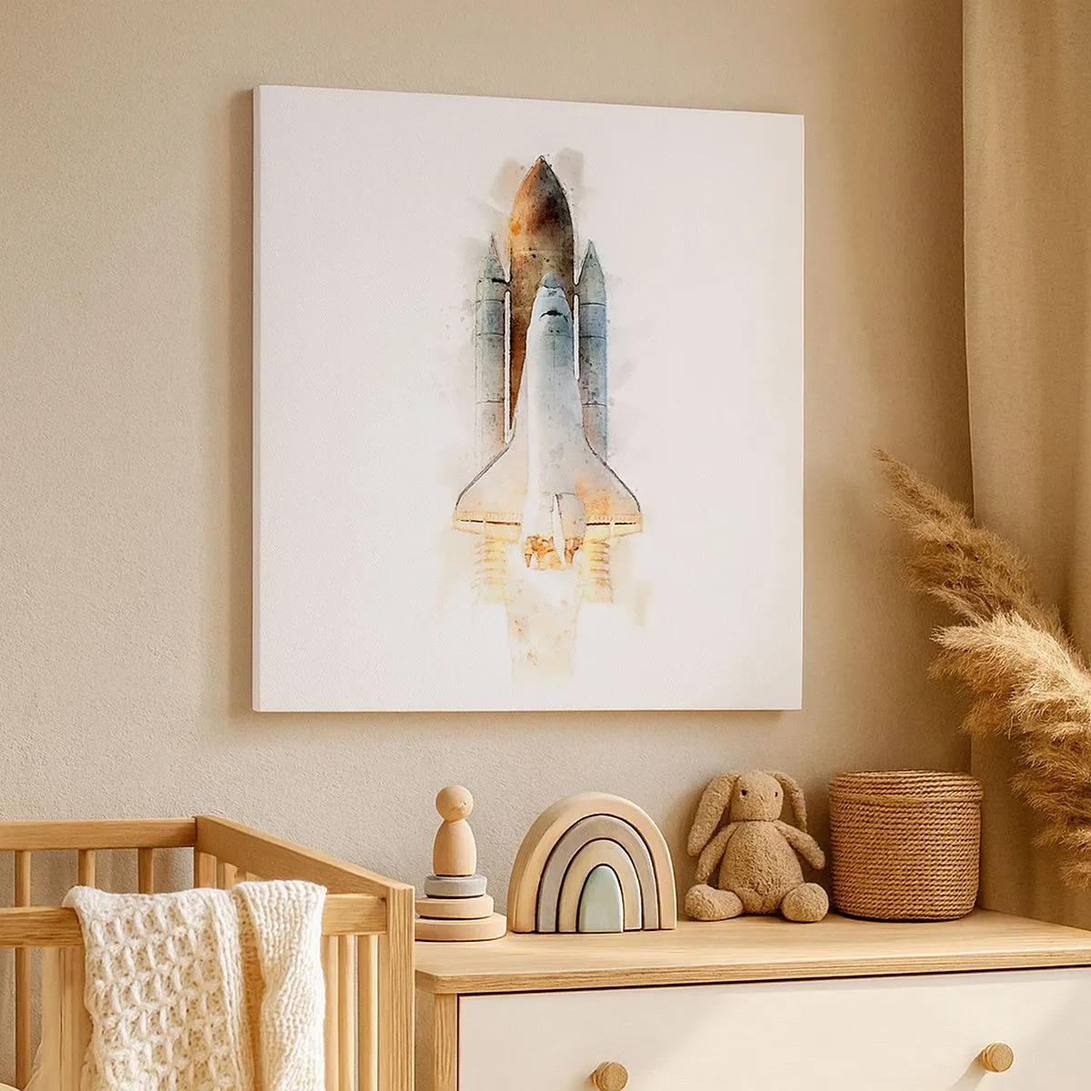 Bild auf Leinwand - Leinwandbild - Entdecker für den Anfang - 30x30 cm