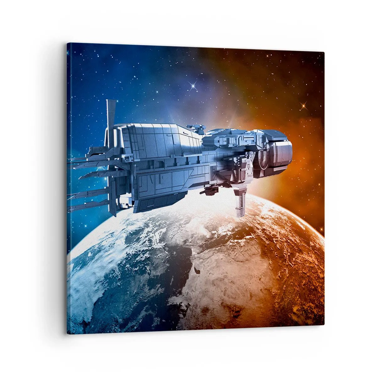 Bild auf Leinwand - Leinwandbild - Ein aufmerksamer Beobachter - 60x60 cm