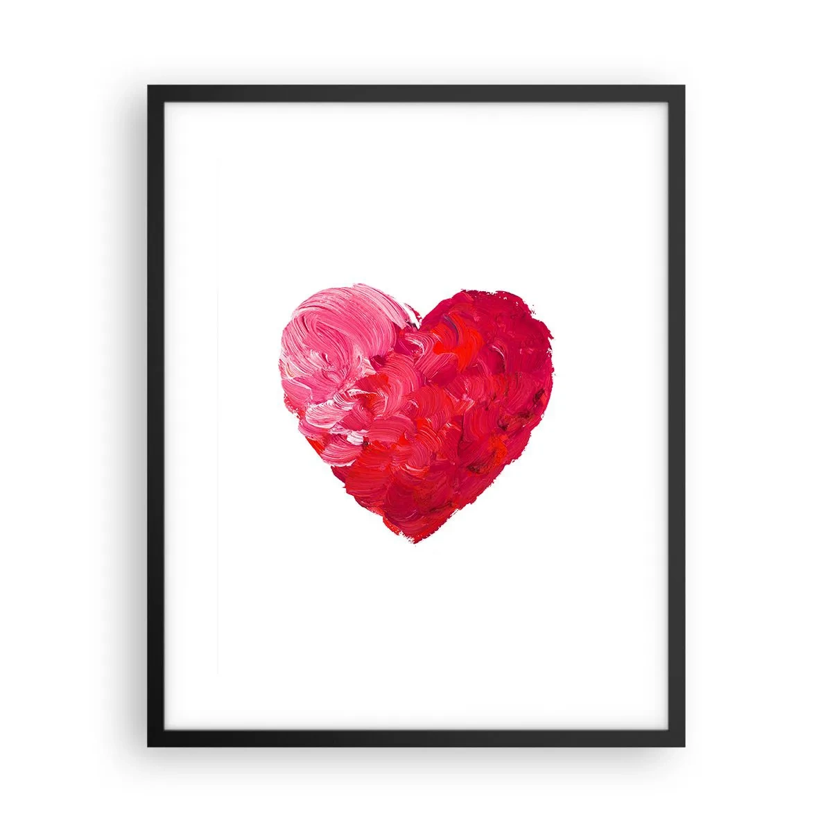 Poster in einem schwarzem Rahmen - Alles was du brauchst ist Liebe - 40x50 cm