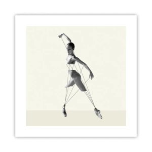 Poster - Im Theater der Welt - 40x40 cm