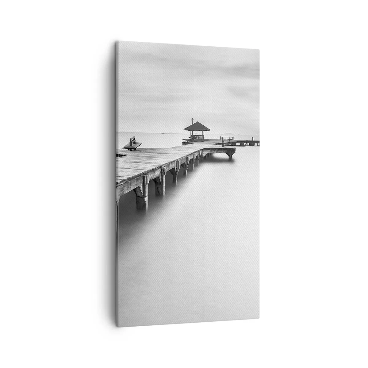 Bild auf Leinwand - Leinwandbild - In die Ferne - 45x80 cm