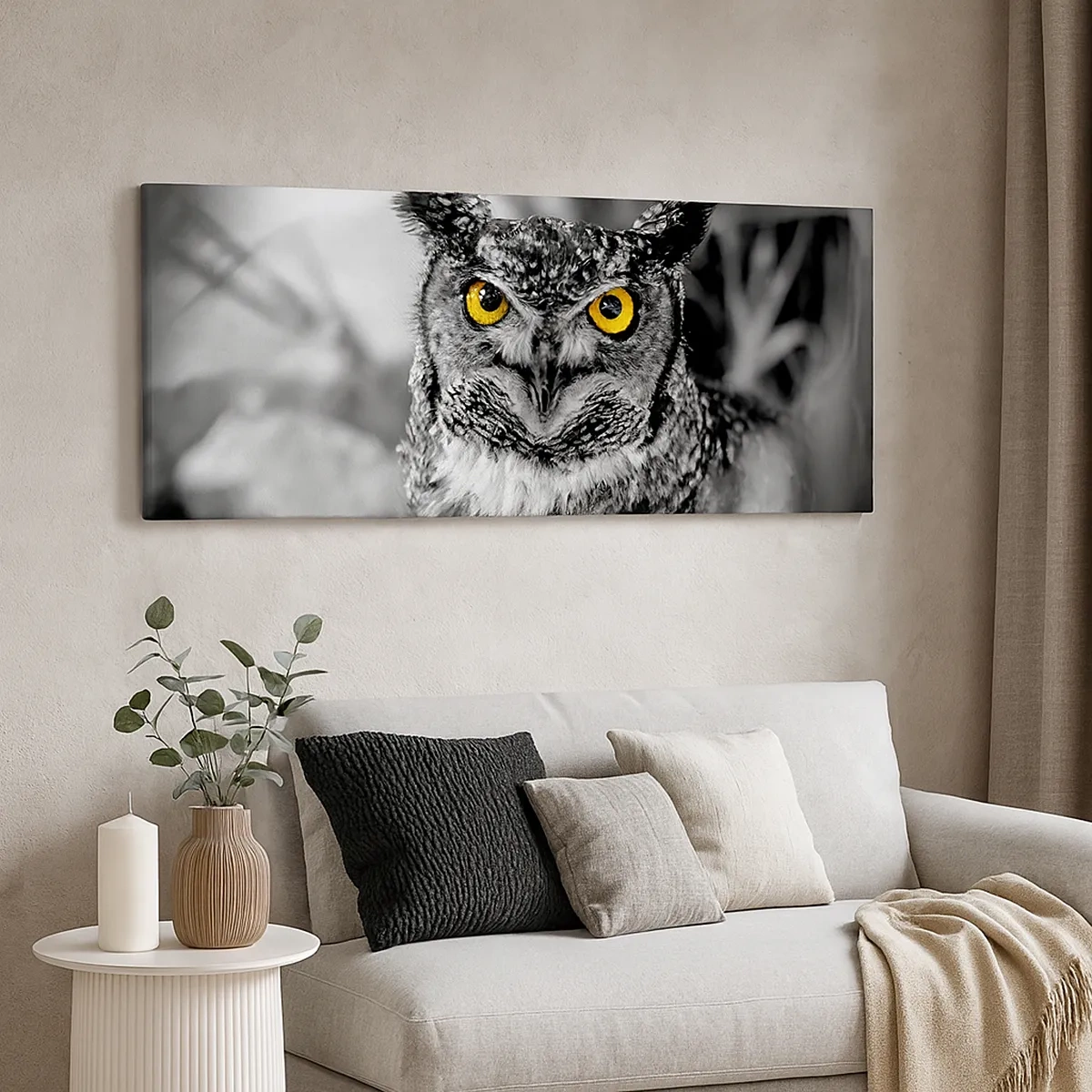 Bild auf Leinwand - Leinwandbild - Nichts wird sich verstecken - 30x30 cm