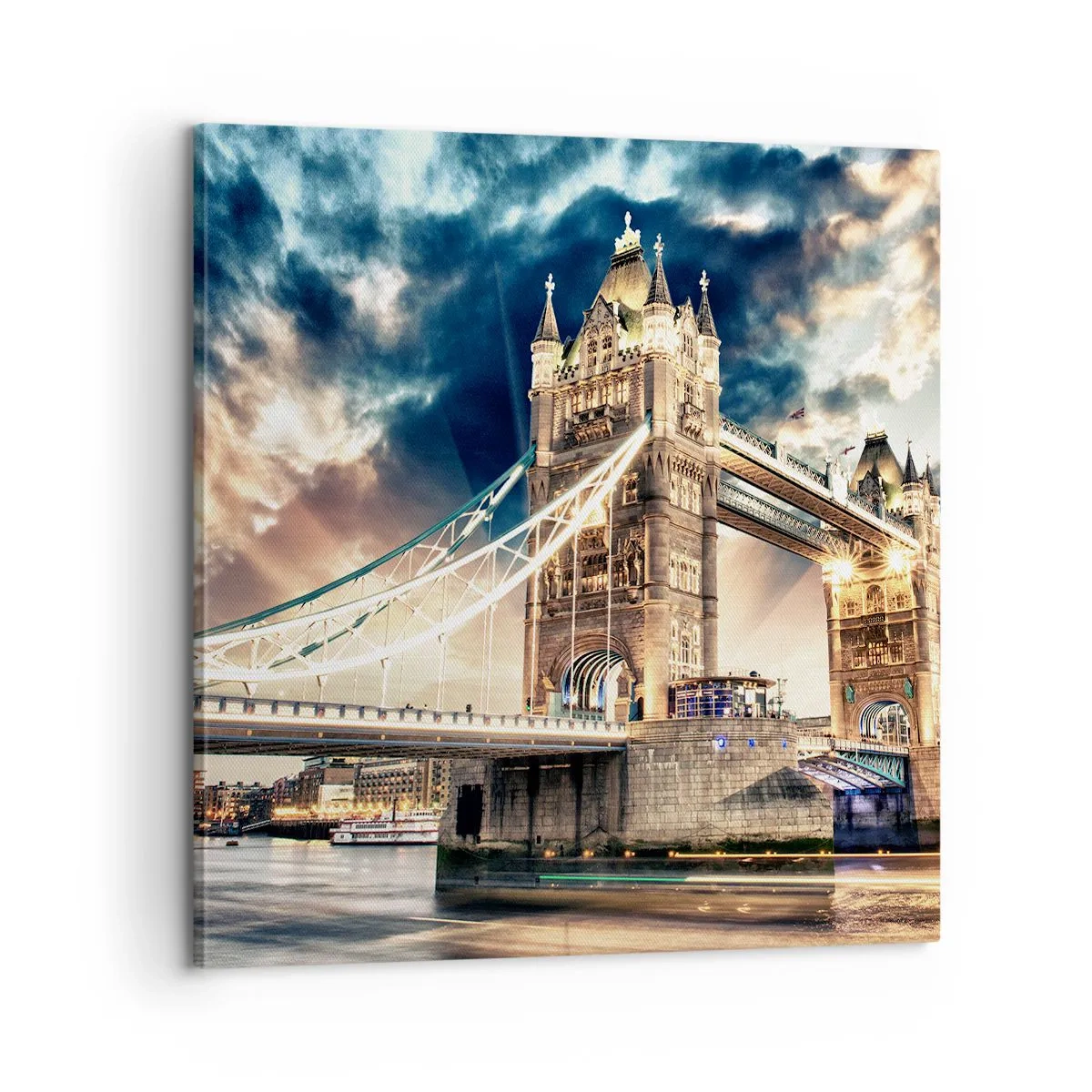 Bild auf Leinwand - Leinwandbild - Denkmal des viktorianischen Imperiums - 60x60 cm