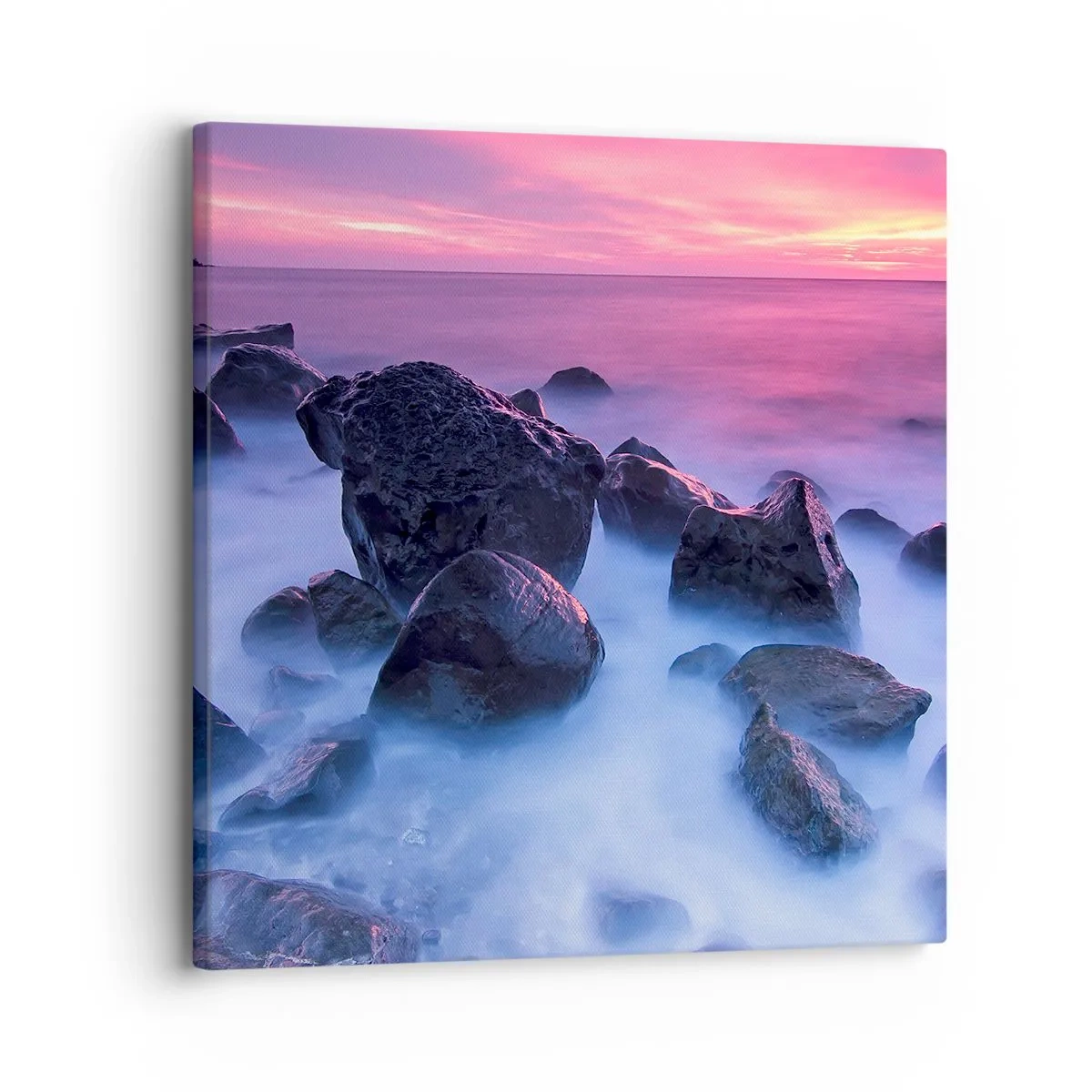 Bild auf Leinwand - Leinwandbild - Geburt bei Licht und Nebel - 30x30 cm