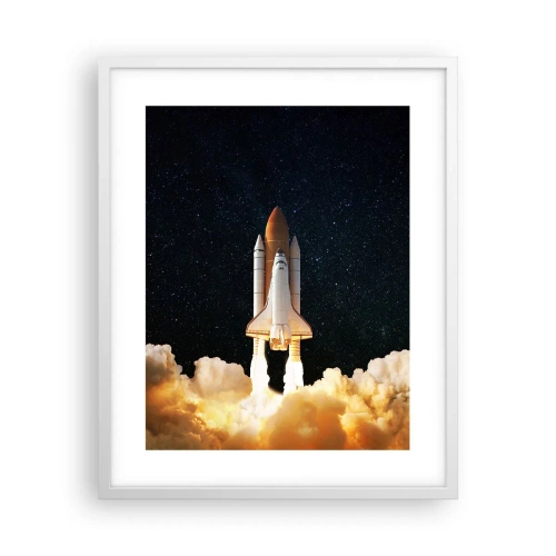 Poster in einem weißen Rahmen - Ad Astra! - 40x50 cm