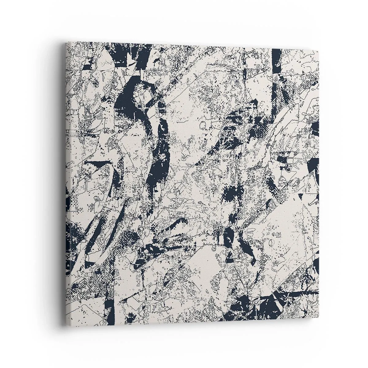 Bild auf Leinwand - Leinwandbild - Durchdringung der Gegensätze - 40x40 cm