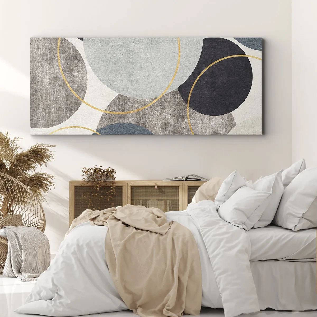 Bild auf Leinwand - Leinwandbild - Rad für Rad - 100x40 cm