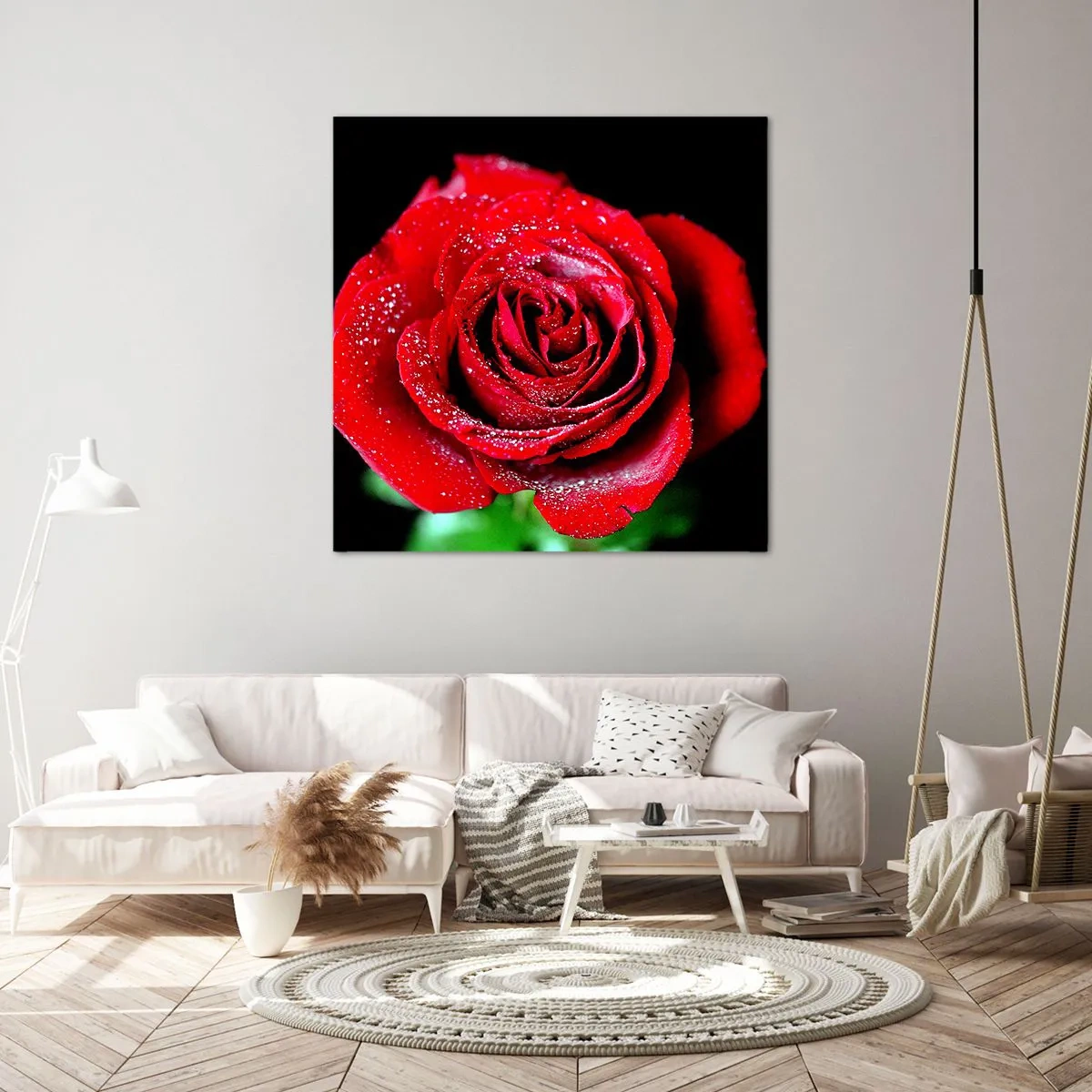 Bild auf Leinwand - Leinwandbild - Das ist Liebe - 70x70 cm