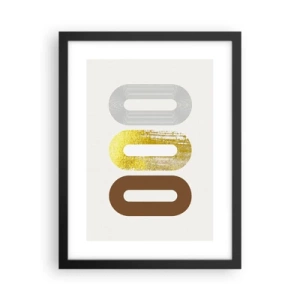 Poster in einem schwarzem Rahmen - Oooh! - 30x40 cm