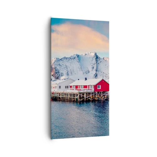 Bild auf Leinwand - Leinwandbild - Nördlicher Rückzug - 65x120 cm