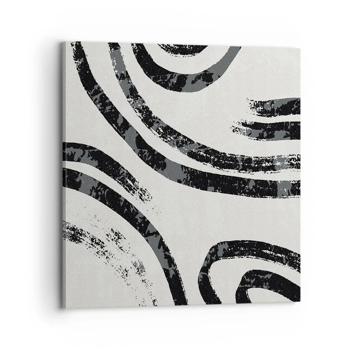 Bild auf Leinwand - Leinwandbild - Bei Hälfte angehalten - 70x70 cm