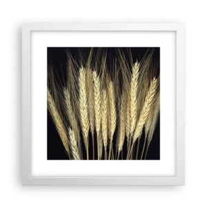 Poster in einem weißen Rahmen - Rustikale Magie - 30x30 cm