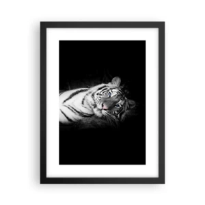 Poster in einem schwarzem Rahmen - Wildnis und Frieden - 30x40 cm