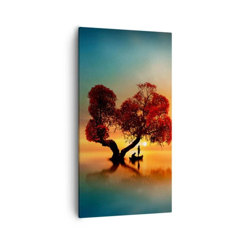 Bild auf Leinwand - Leinwandbild - Oddaysons und die Stille der Weltlosen - 55x100 cm