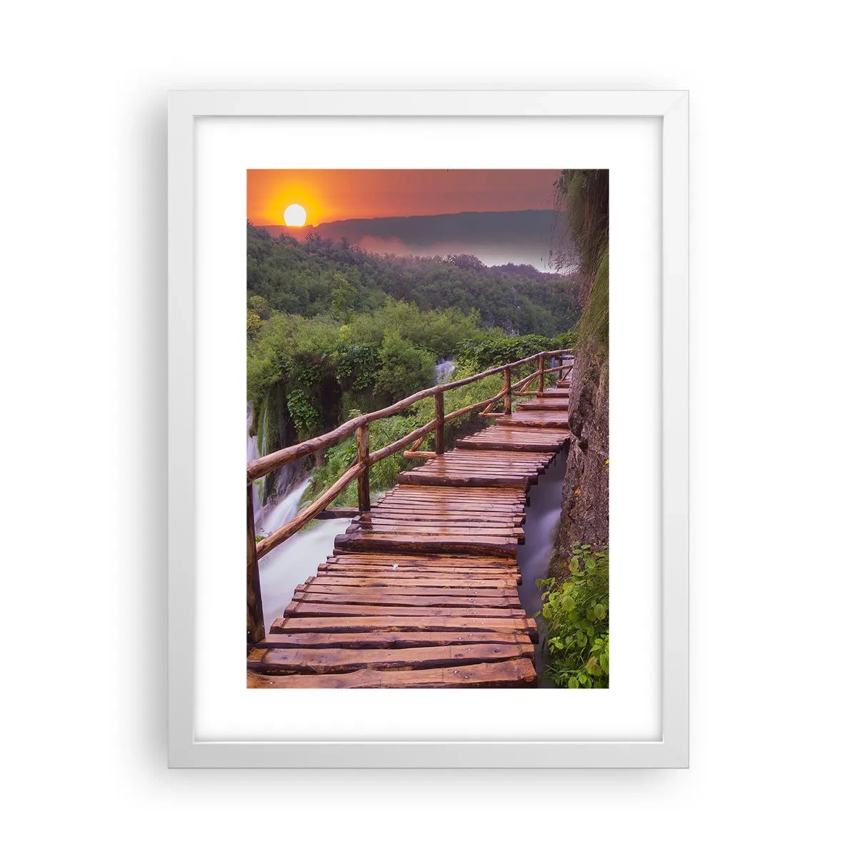 Poster in einem weißen Rahmen - Schönheit jenseits des Glaubens - 30x40 cm